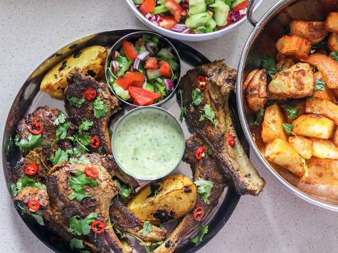 Indian-Style Lamb Chops with Masala Aloo | Girl.com.au