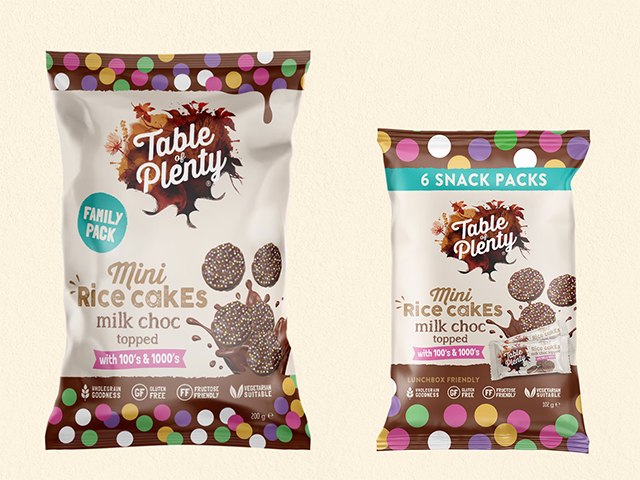 Mini Rice Cakes Milk Choc Topped with 100's & 1000's | Girl.com.au